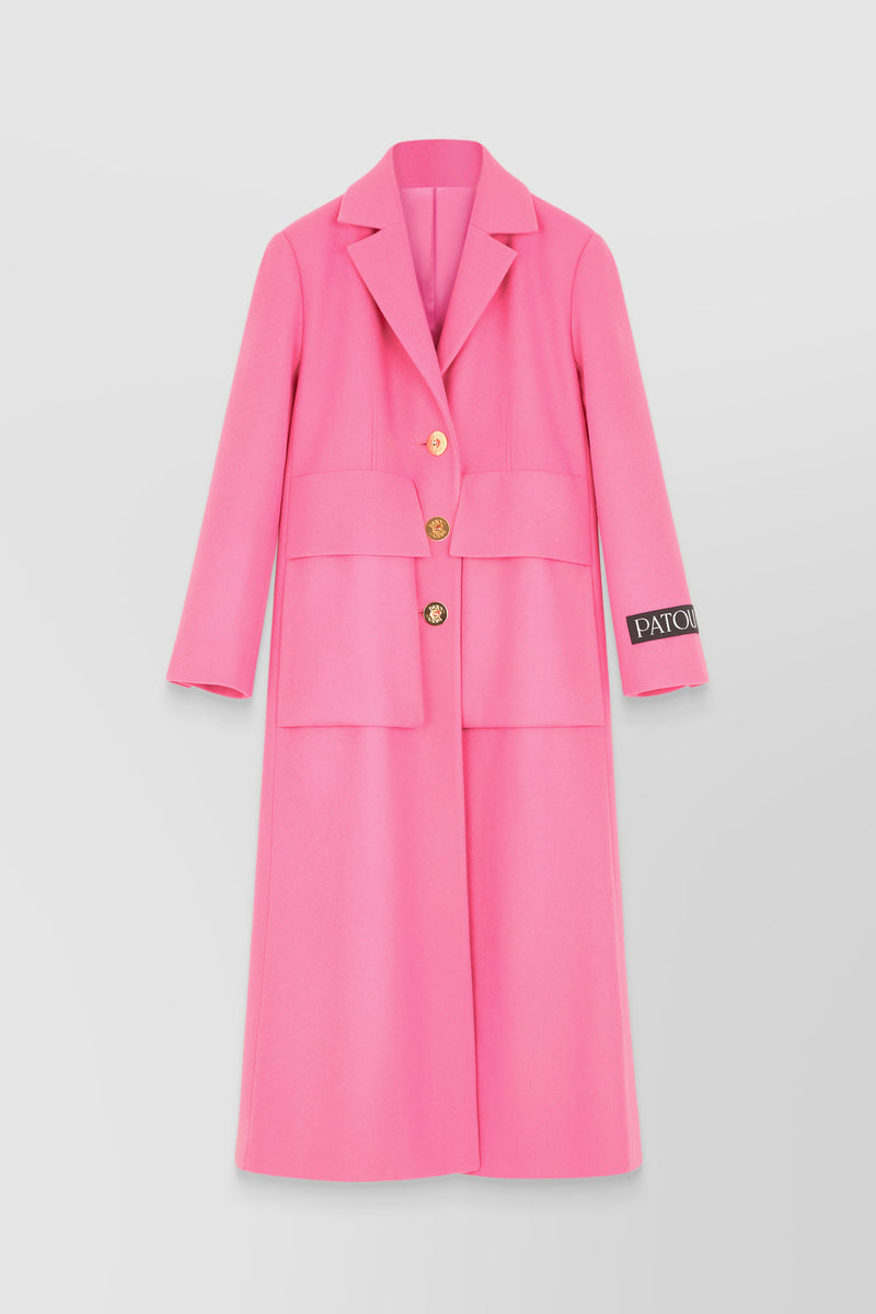 Patou - Long virgin wool coat