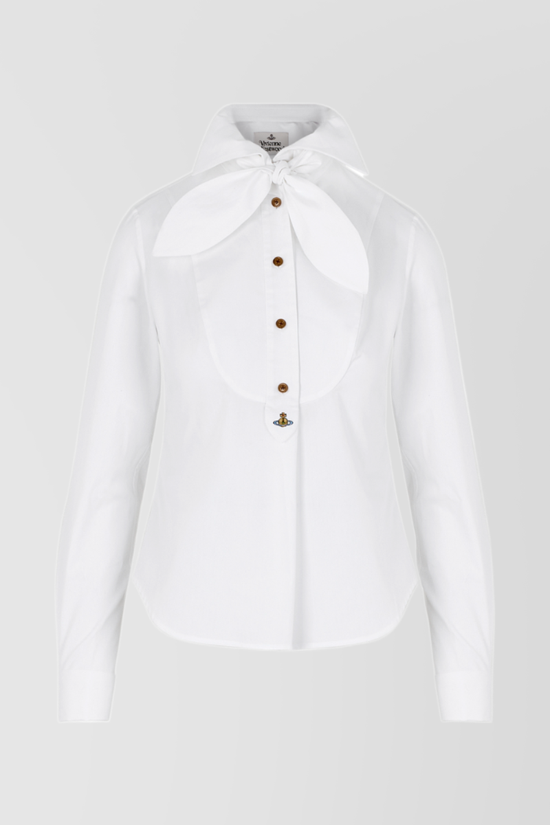 vivienne westwood ボウタイ フレンチスリーブシャツ Vivienne Westwood – Bow tie shirt – Renaisa