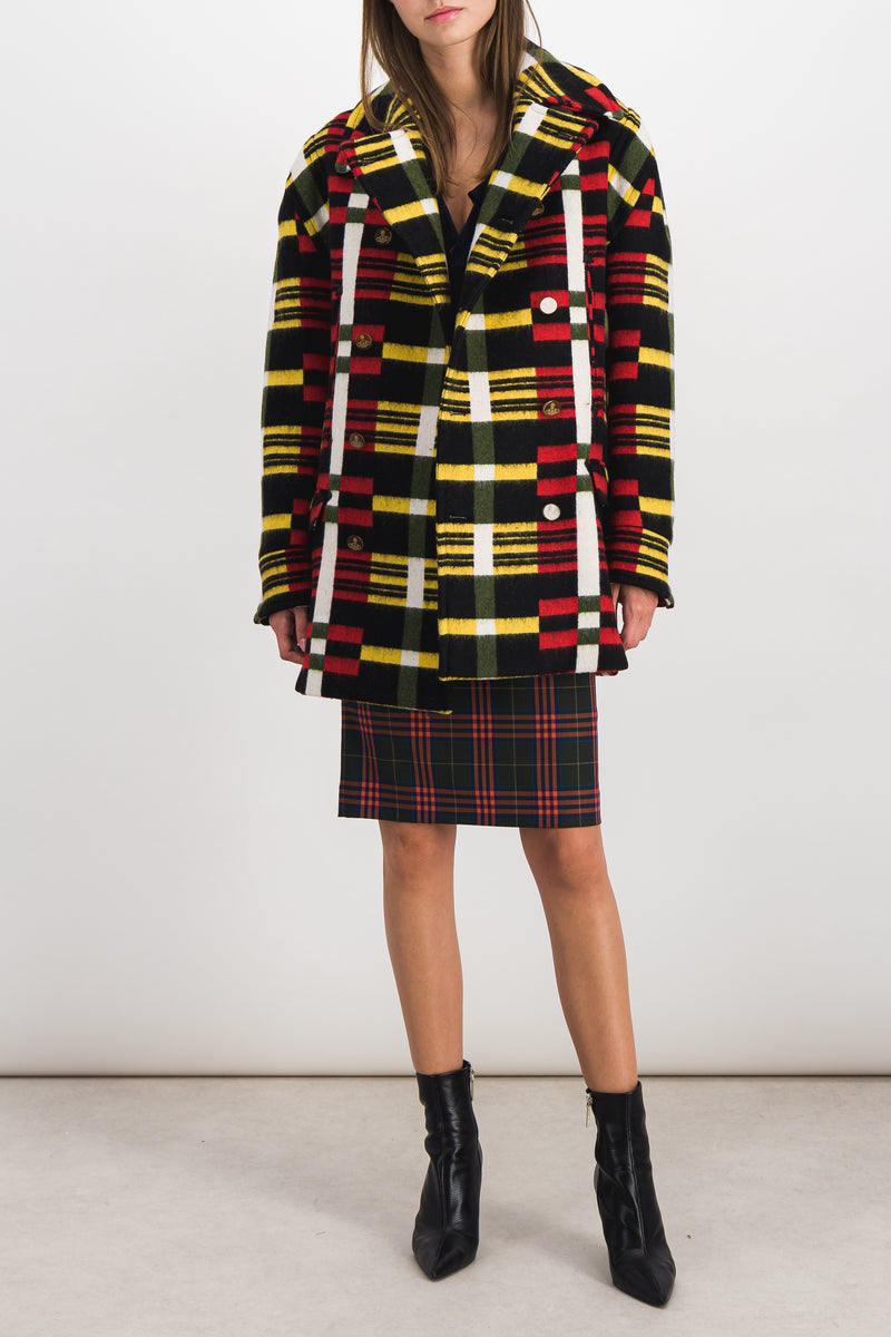 Vivienne Westwood - Red check pencil skirt