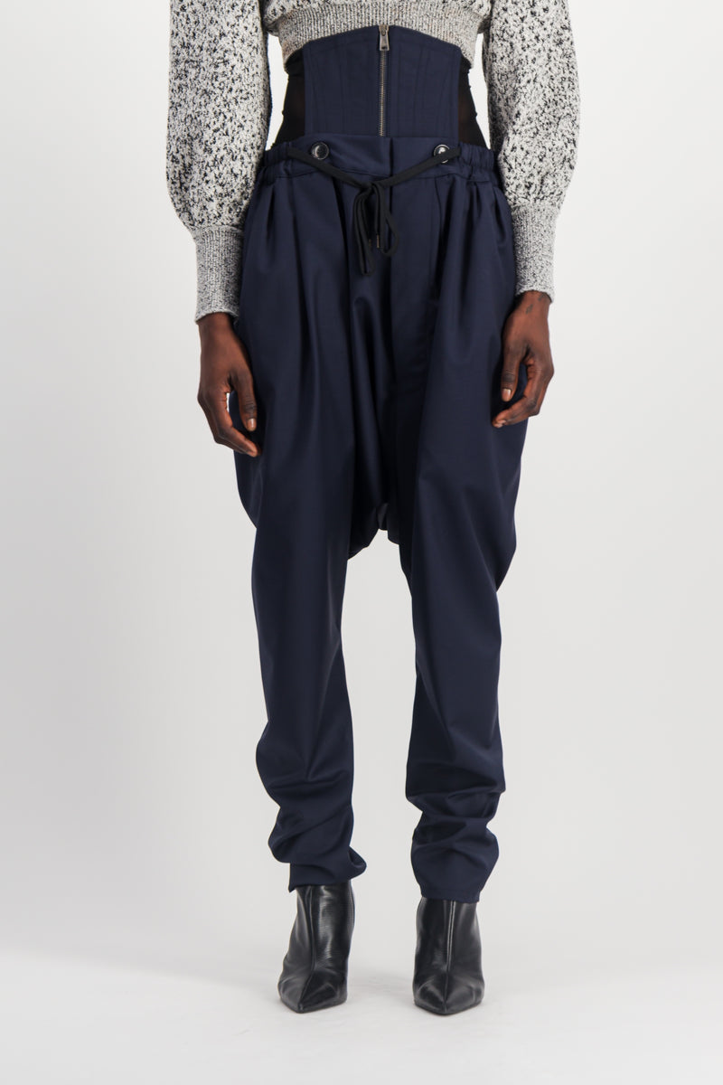 Vivienne Westwood - Sarouel pants with integrated corset