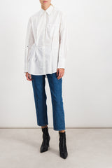 Rivet pleat shirt