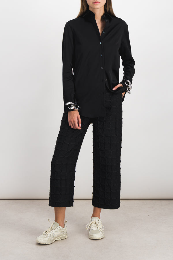 Silver chain link shirt