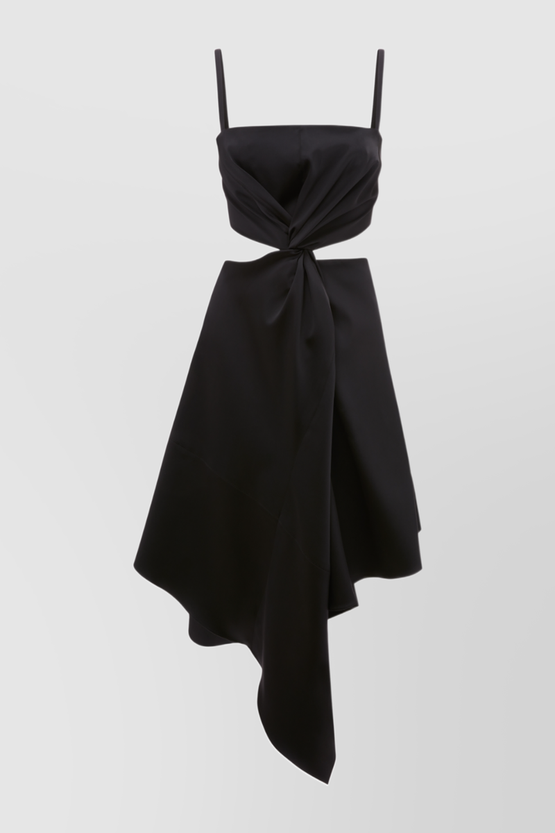 JW Anderson - Twisted cut-out asymmetric midi dress