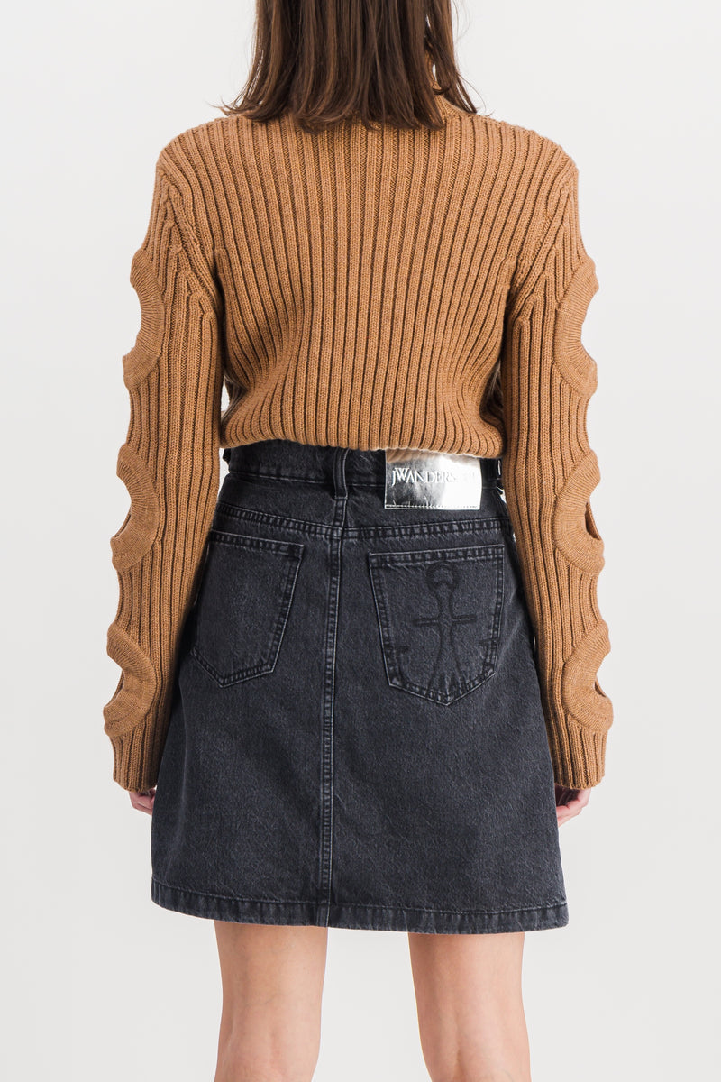 JW Anderson - Cut-out sleeve turtleneck sweater