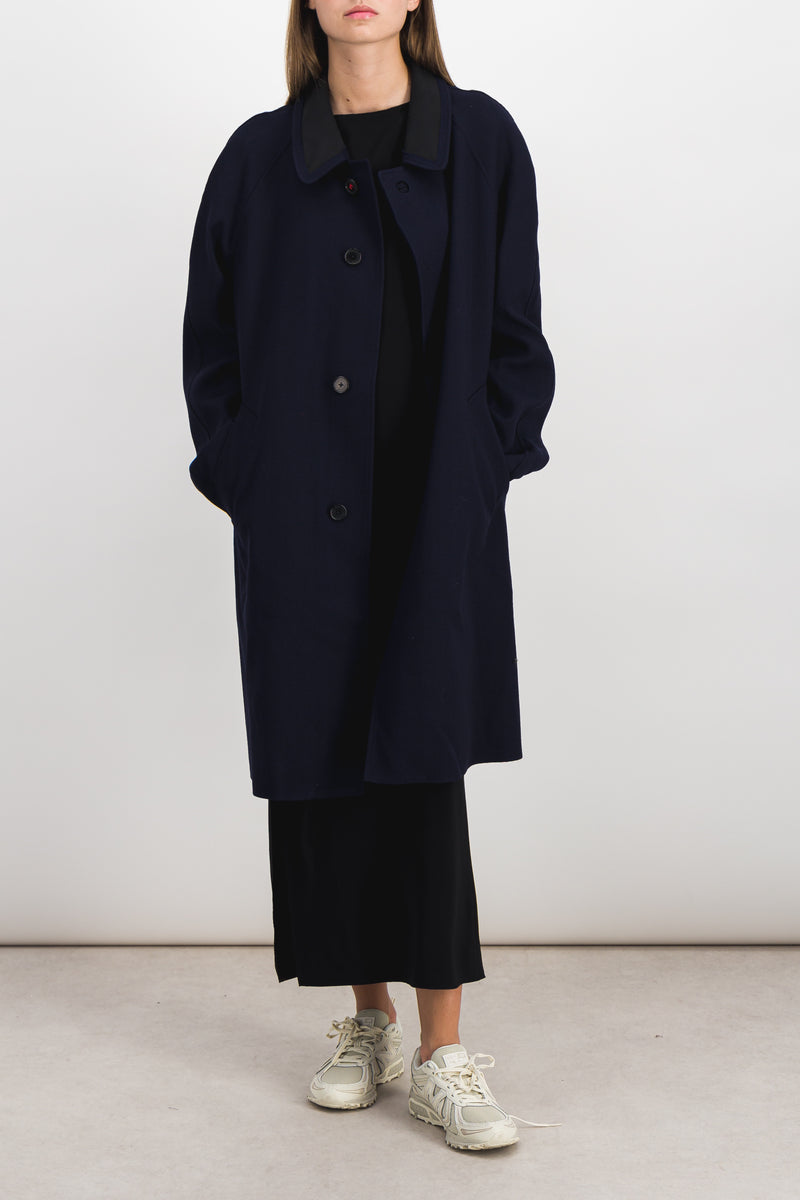 Maison Margiela - Straight virgin wool coat