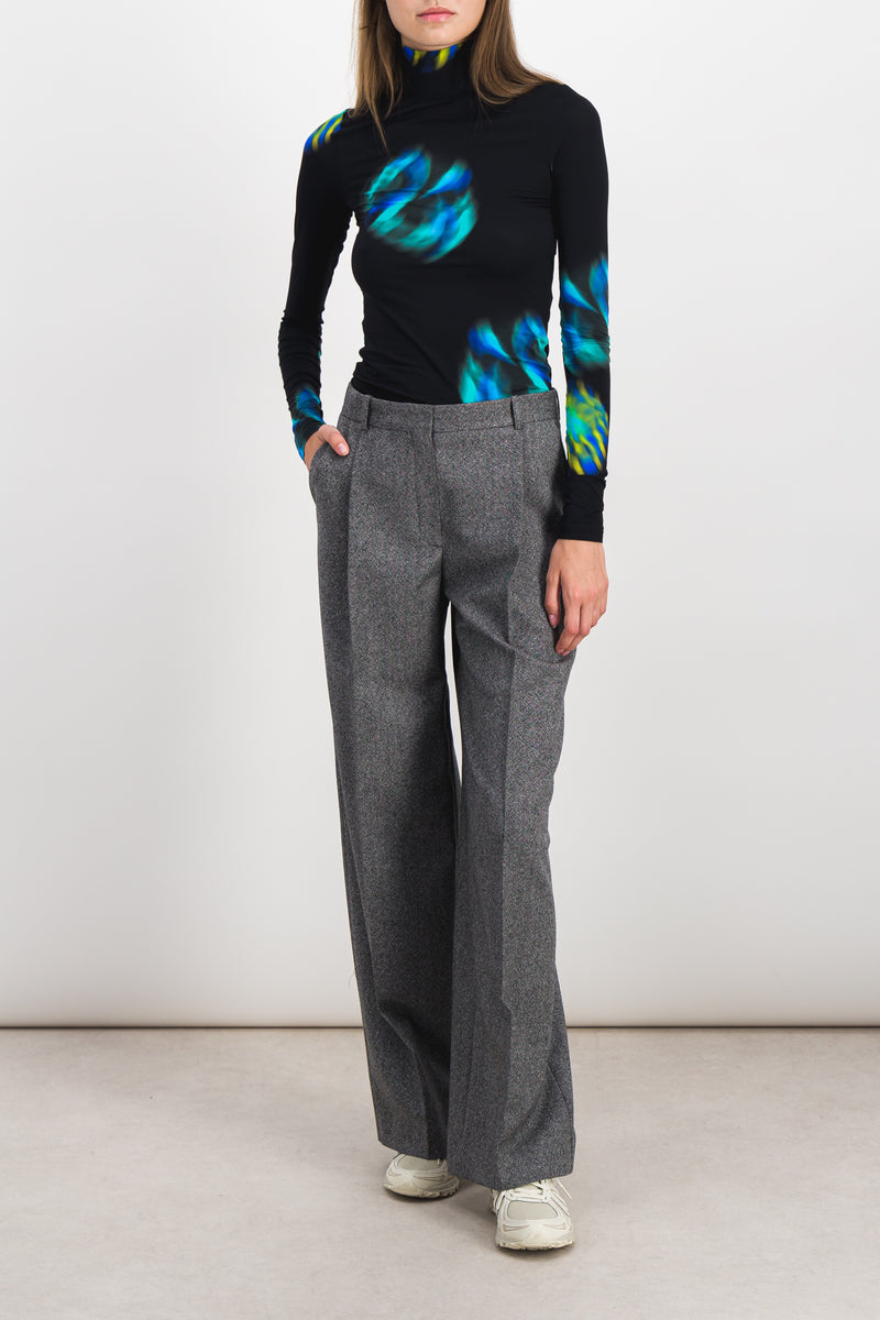 Nina Ricci - Printed second skin jersey top