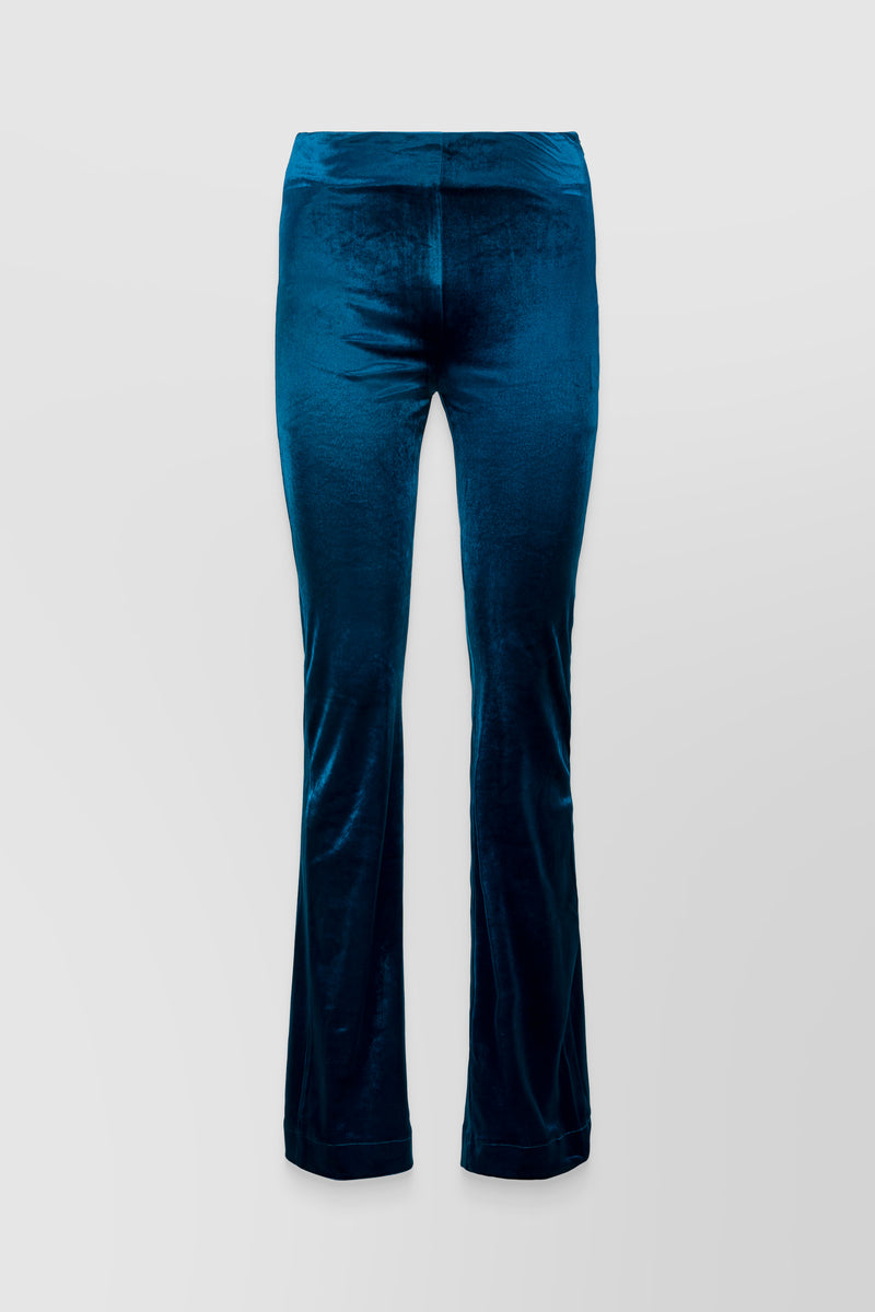 Atlein - Fluid straight leg velvet pants