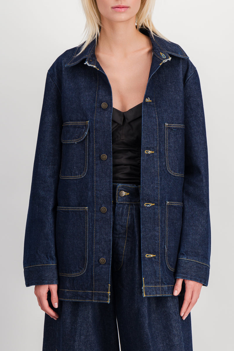 Maison Margiela - Oversize denim boyfriend shirt