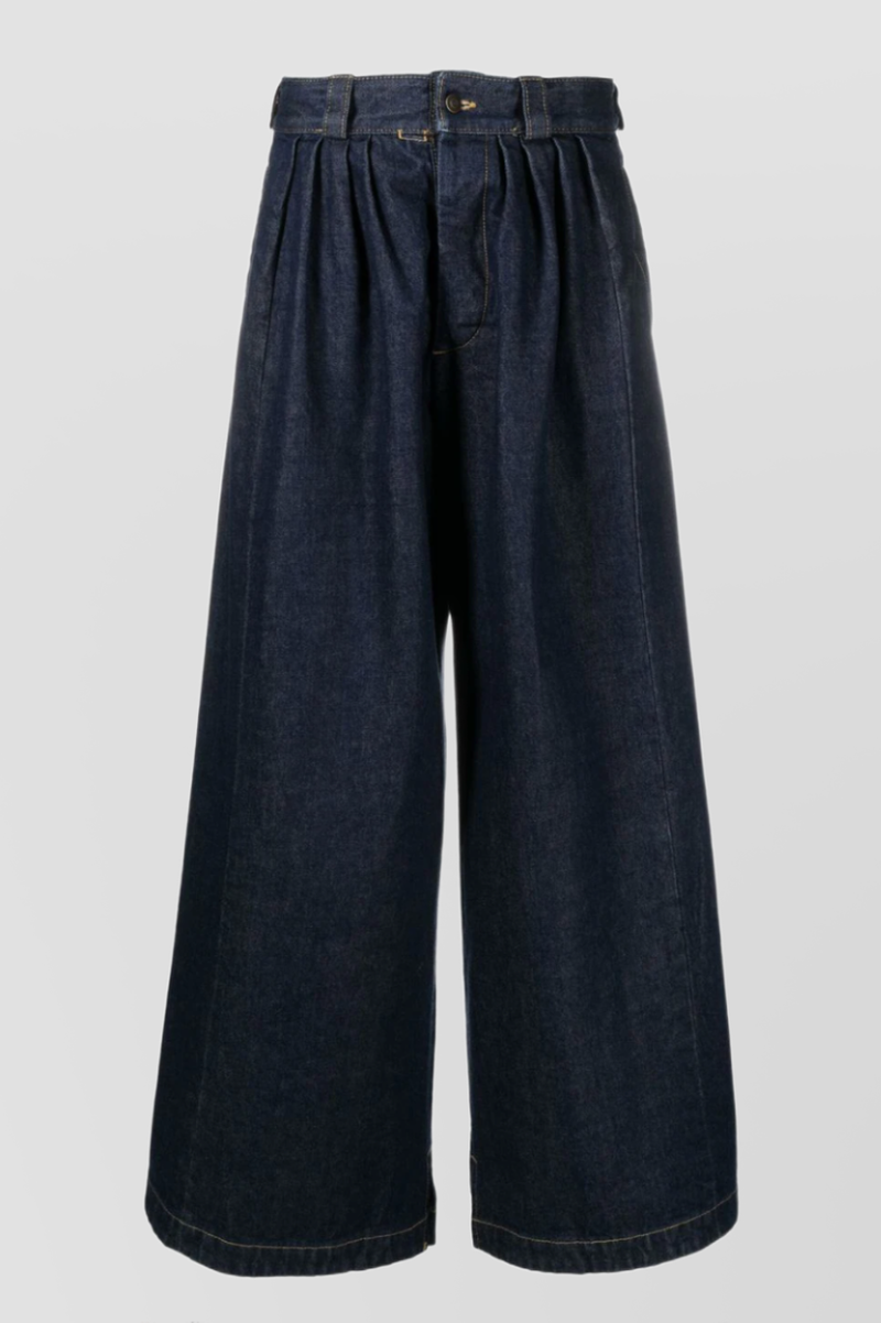 Maison Margiela - Blue denim baggy wide leg jeans