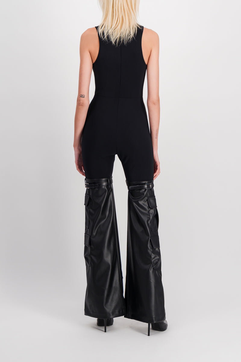 Coperni - Sleeveless hybrid jumpsuit