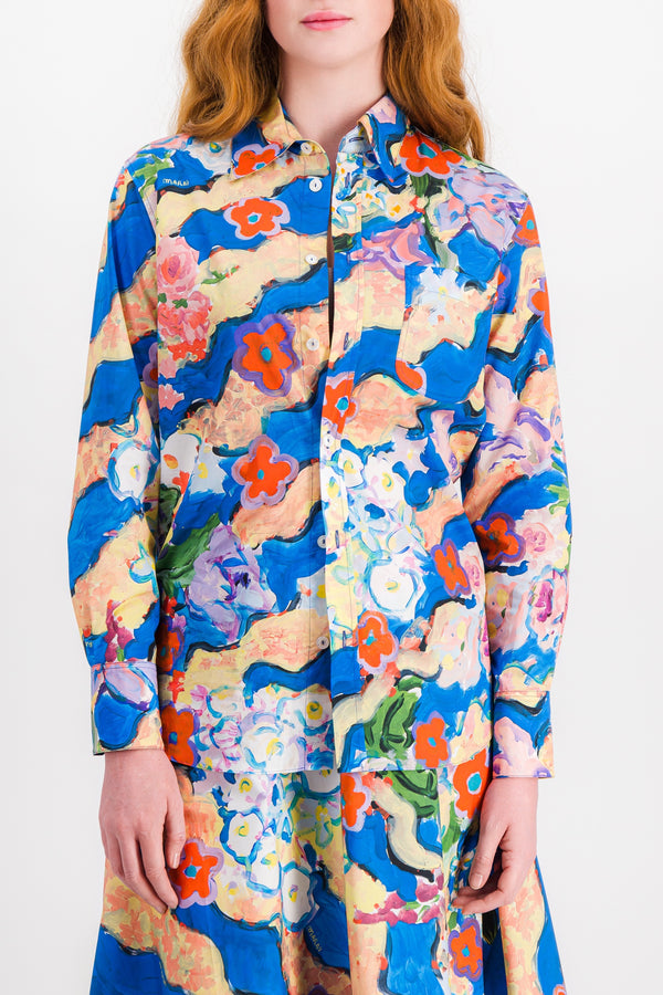 Printed multi color shirt