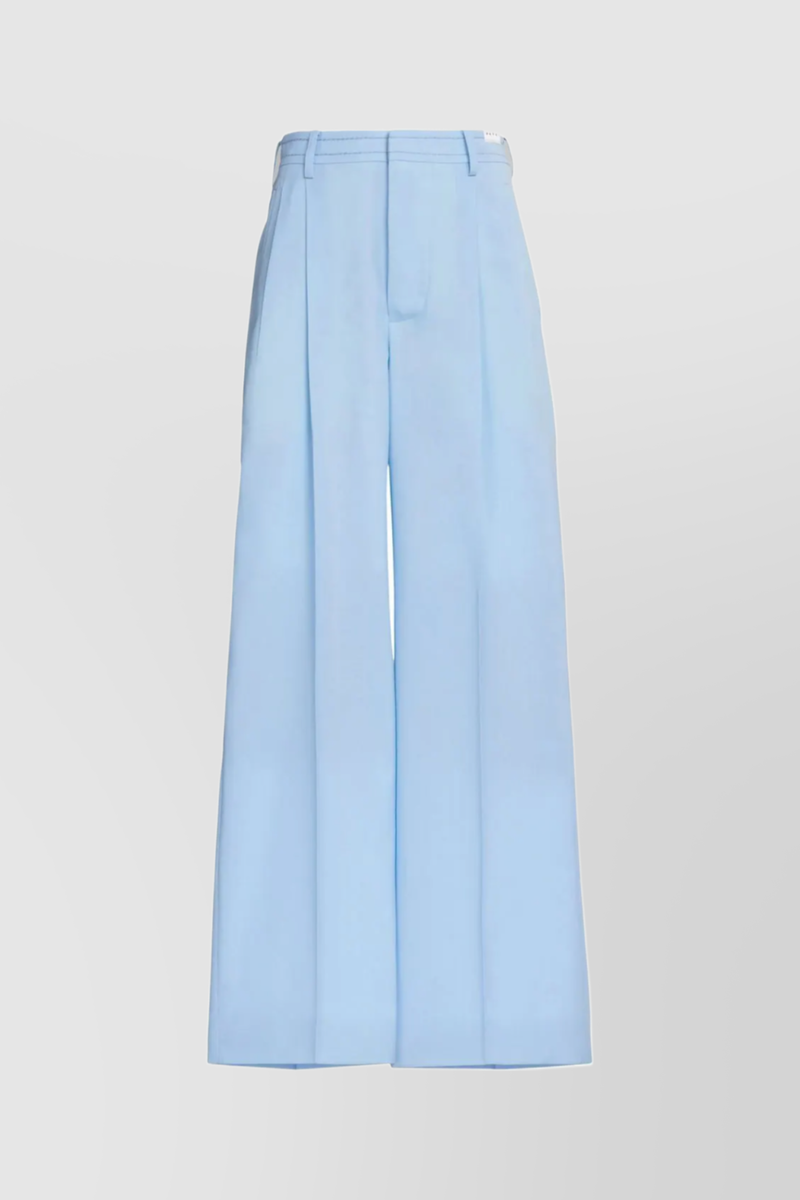 Marni - Light blue wide leg pants