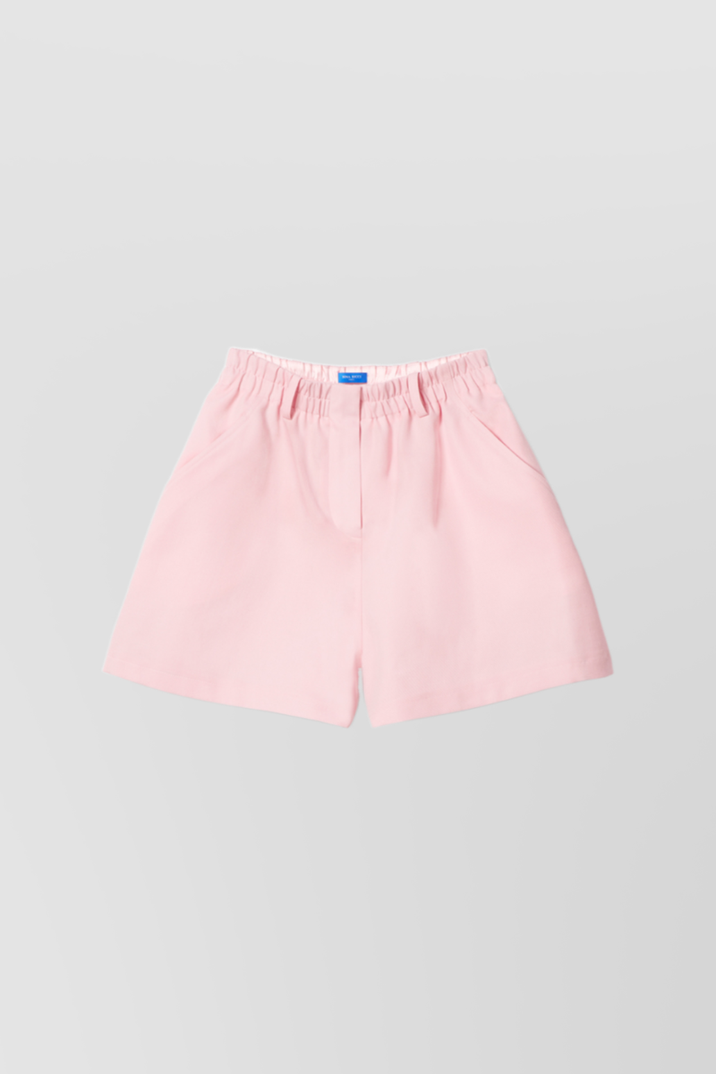 Nina Ricci - High waisted wool gabardine shorts