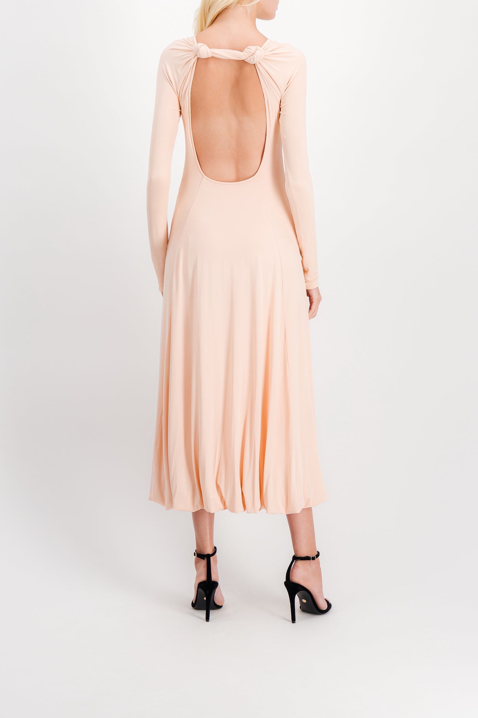 【関税&送料込】Jil Sander Pastel Pink Crepe Long Dress Jil Sander Pastel Pink Crepe Long Dress – LOZURI®