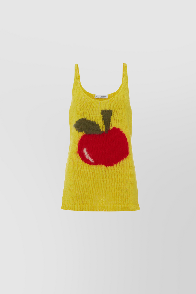 JW Anderson - Knitted apple tank top