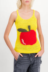 Knitted apple tank top