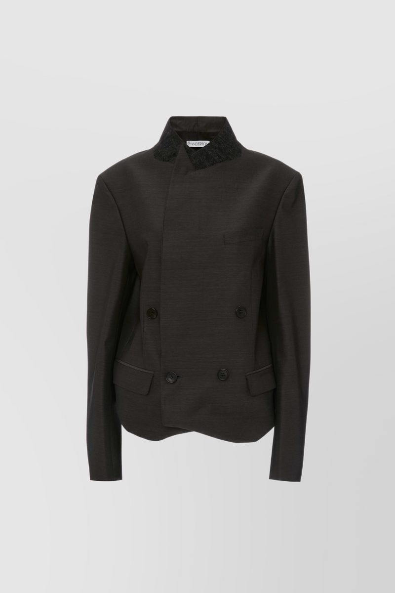 JW Anderson - Double buttoned tailoring veste with high neck