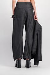 Loose wide leg tailoring pants