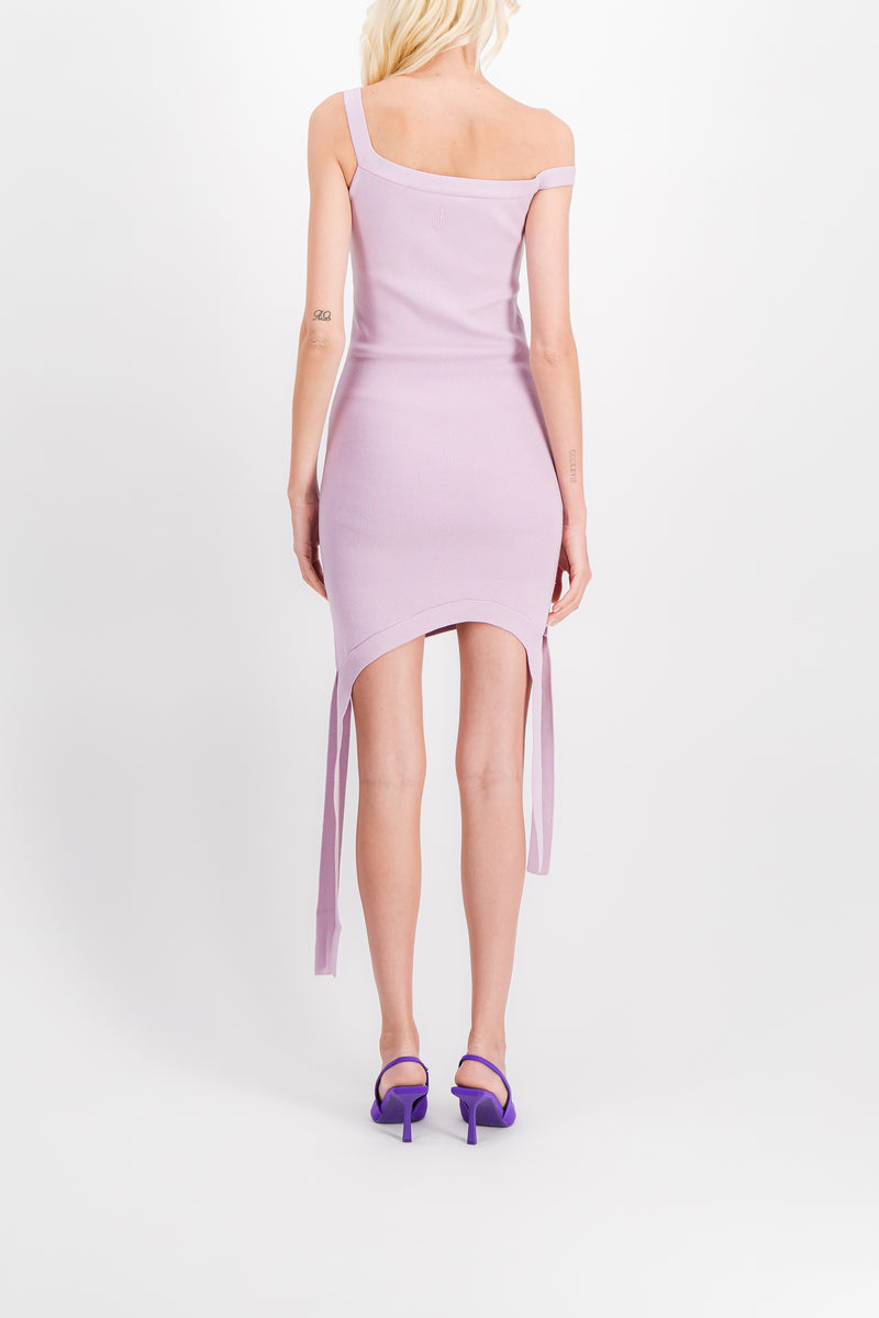 JW Anderson - Asymmetric lilac mini dress