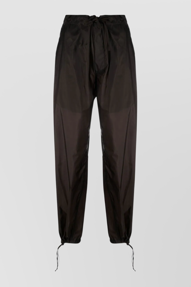 Maison Margiela - Transparent nylon loose wide leg pants