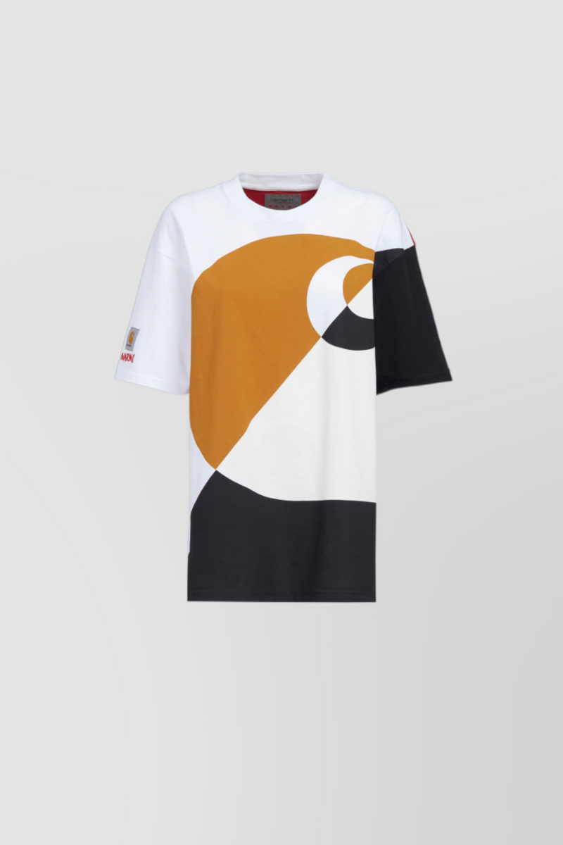 Marni - Loose t-shirt with Carhartt print