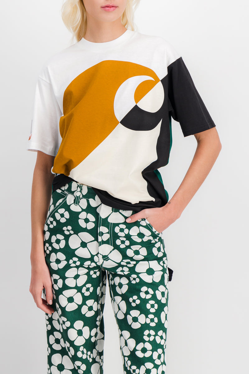 Marni - Loose t-shirt with Carhartt print