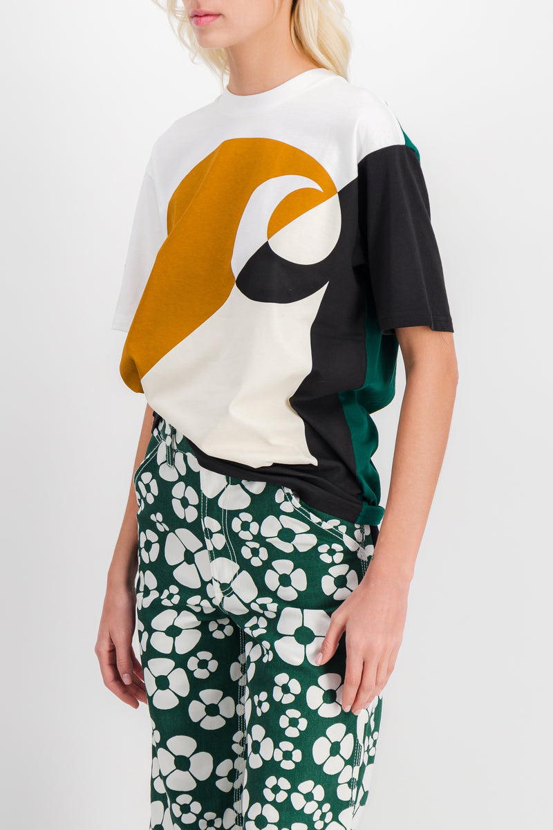 Marni - Loose t-shirt with Carhartt print