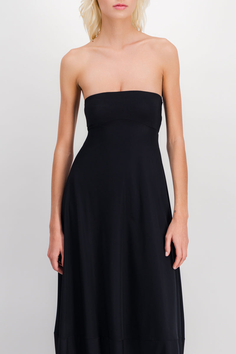 Nina Ricci - Open-back strapless maxi dress