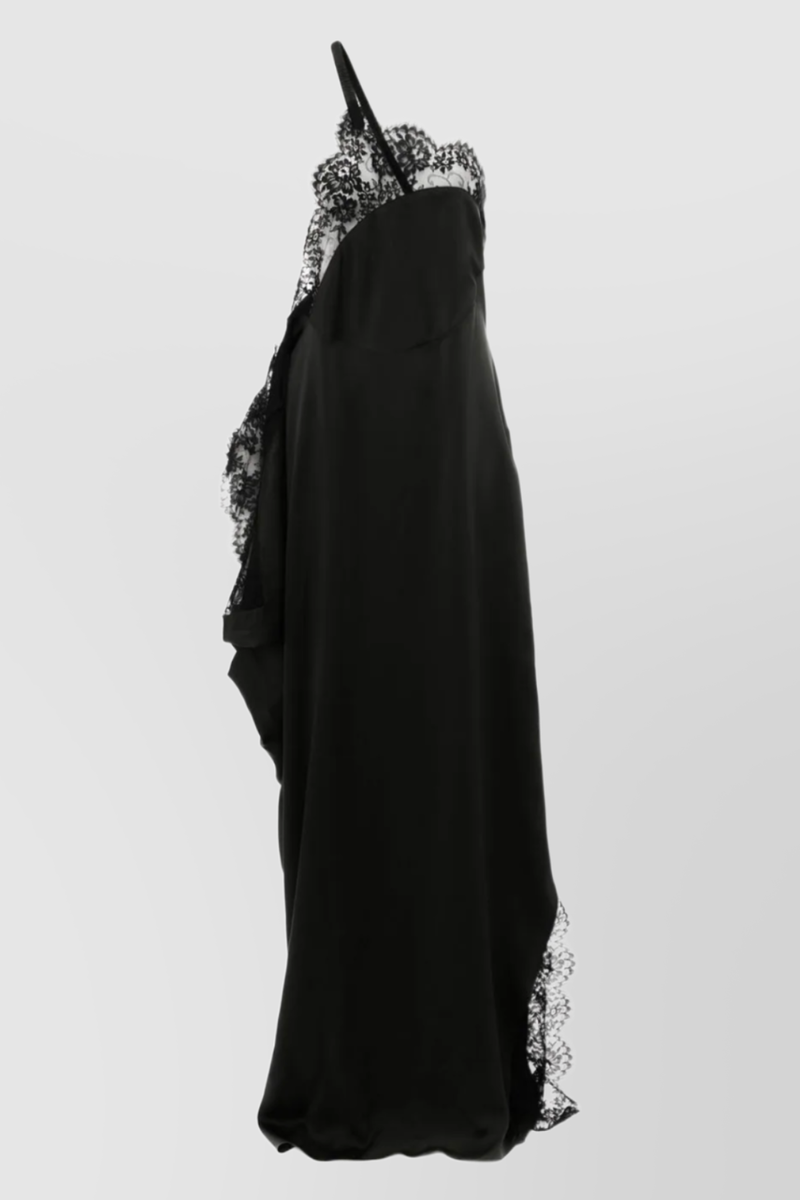 JW Anderson - Asymmetric lace slip maxi dress