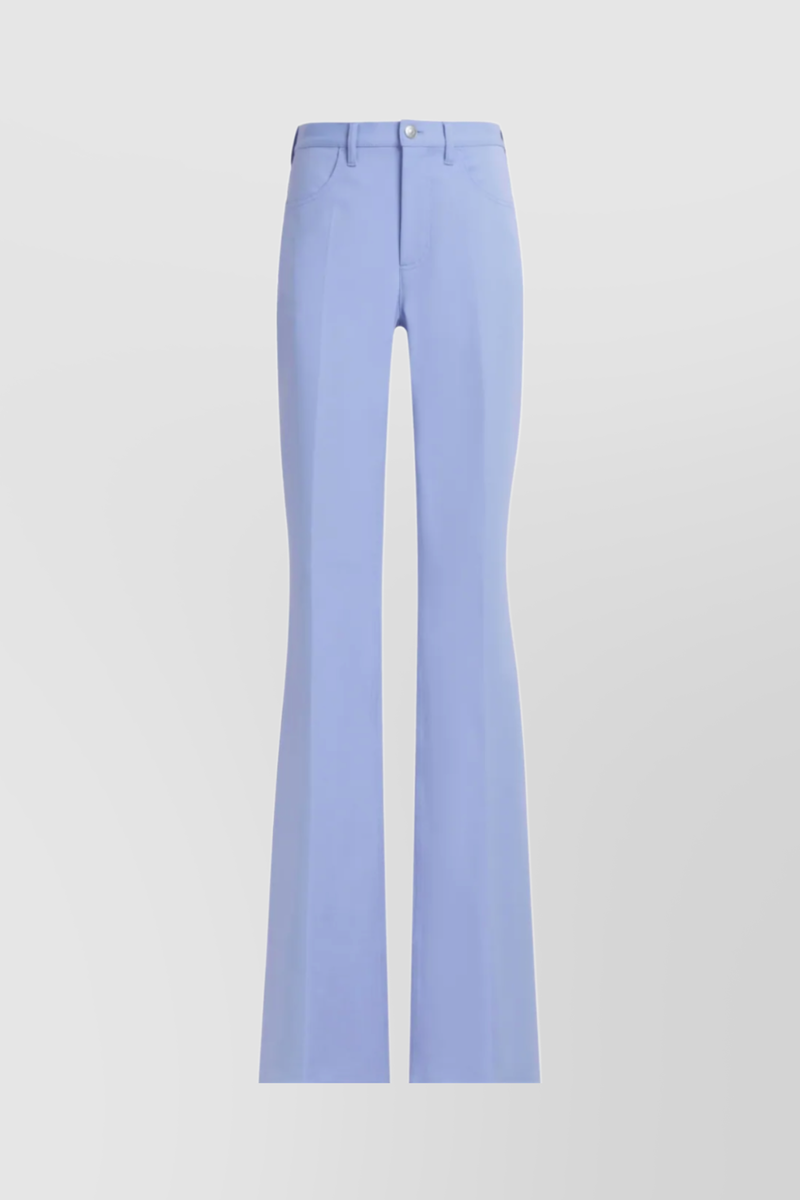 Marni - Flared straight leg 5-pockets jersey pants