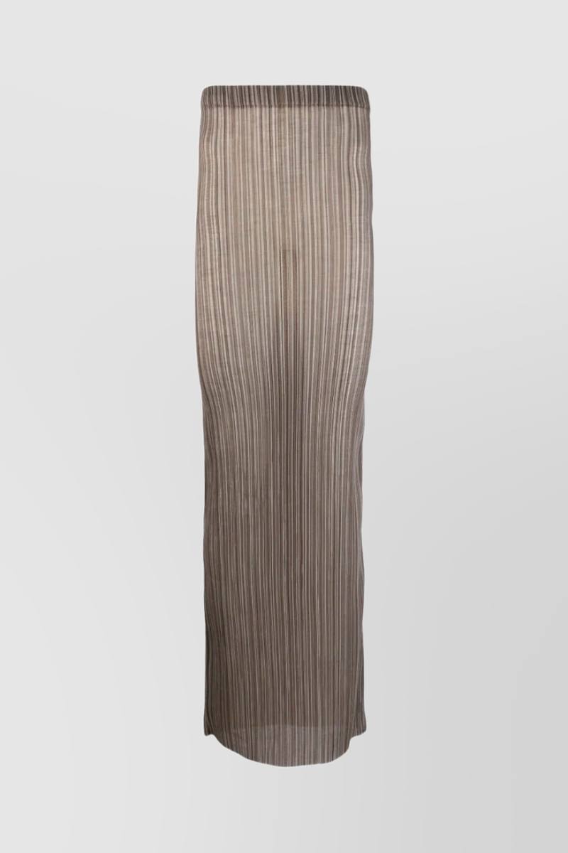 Ludovic de Saint Sernin - Brown straight maxi skirt