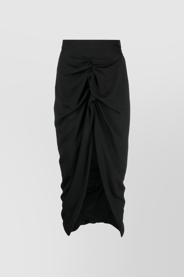 Panther pencil midi skirt