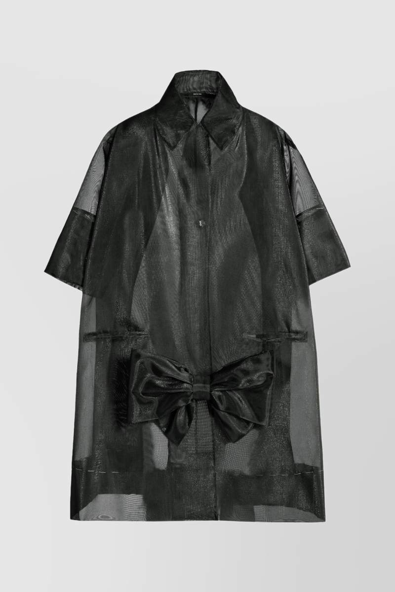 Maison Margiela - Oversized tull couture coat