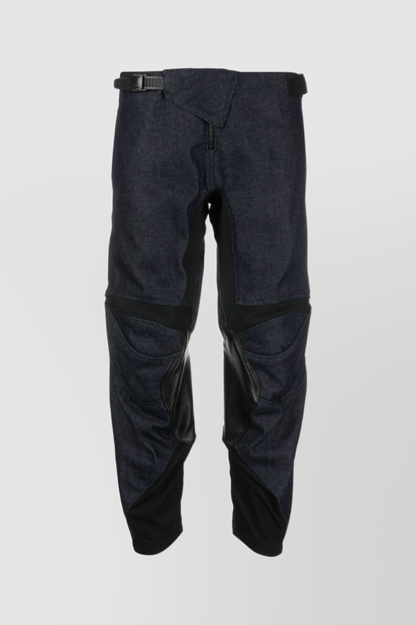 Dark blue denim cargo pants