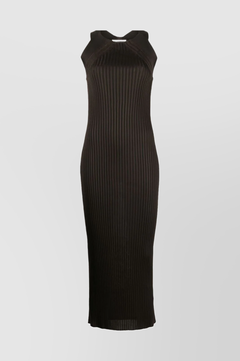 Jil Sander - Ribbed-knit midi dress