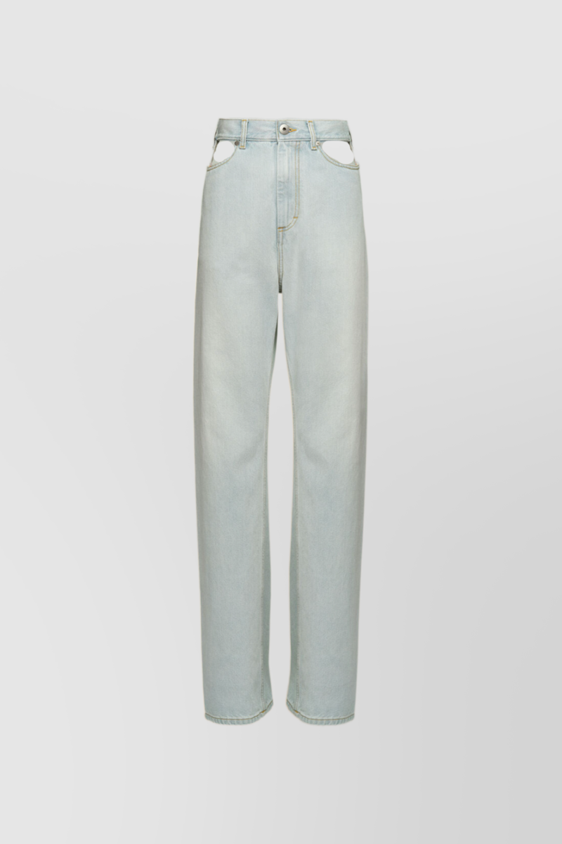 Maison Margiela - Straight leg 5-pocket denim trousers