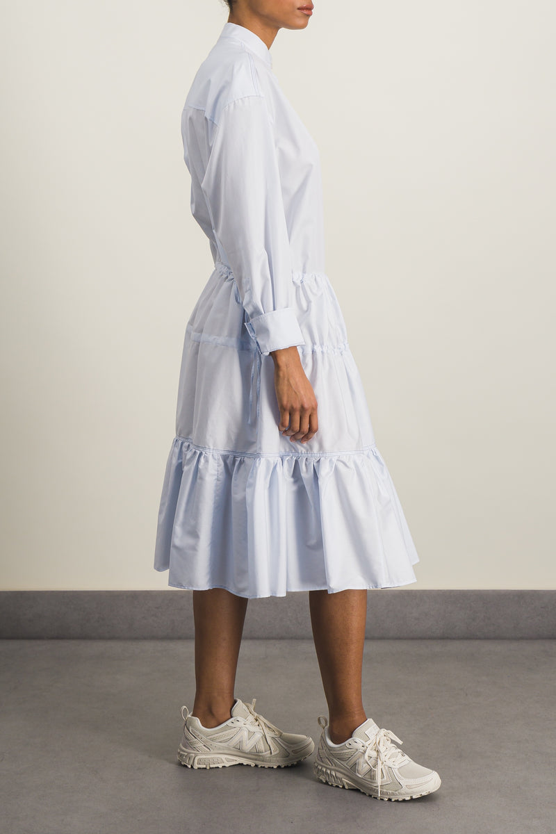 Marni - Gathered midi chemisier dress