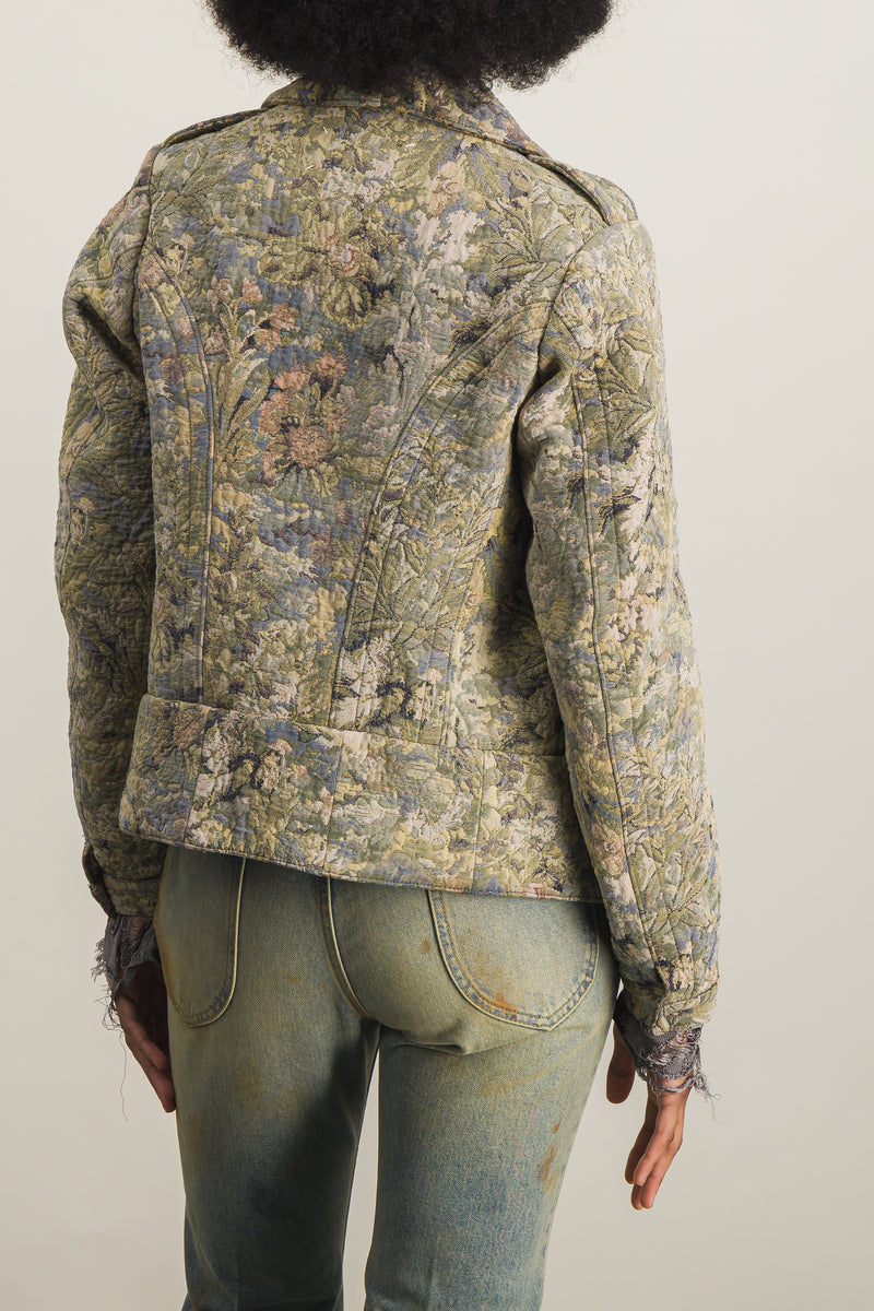 Maison Margiela - Multicolour jacquard cotton jacket