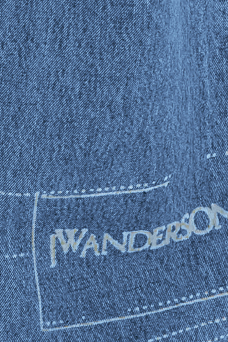 JW Anderson - Blue bootcut cotton denim jeans