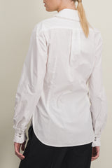 Organic cotton shirt with ruffled details