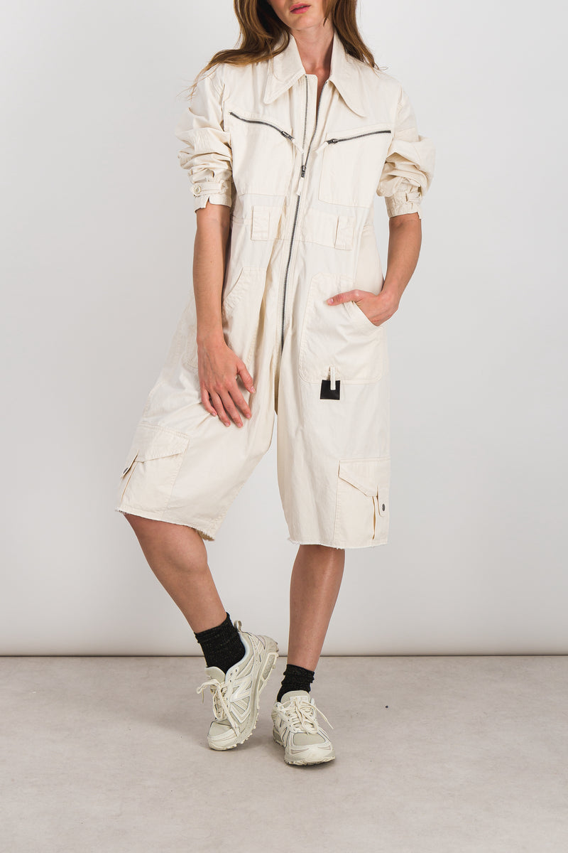 Maison Margiela - Longsleeved toile jumpsuit