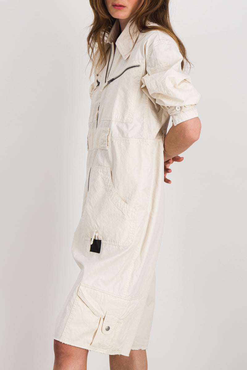 Maison Margiela - Longsleeved toile jumpsuit