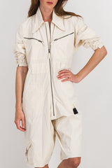 Longsleeved toile jumpsuit