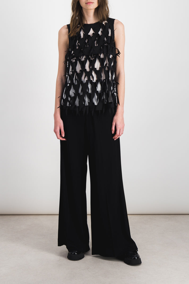 Maison Margiela - Wide leg fluid pants