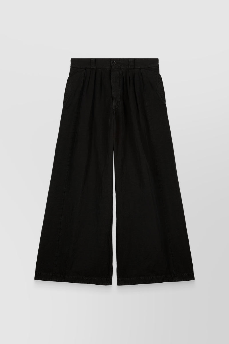 Maison Margiela - Black denim extra wide leg jeans