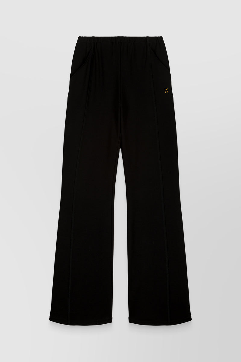 Atlein - Sustainable ocean jersey wide leg jogging pants