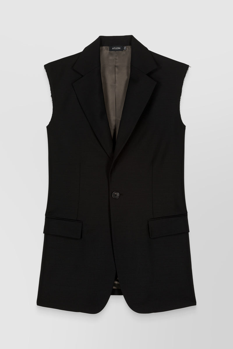 Atlein - Grain de poudre sleeveless tailoring veste