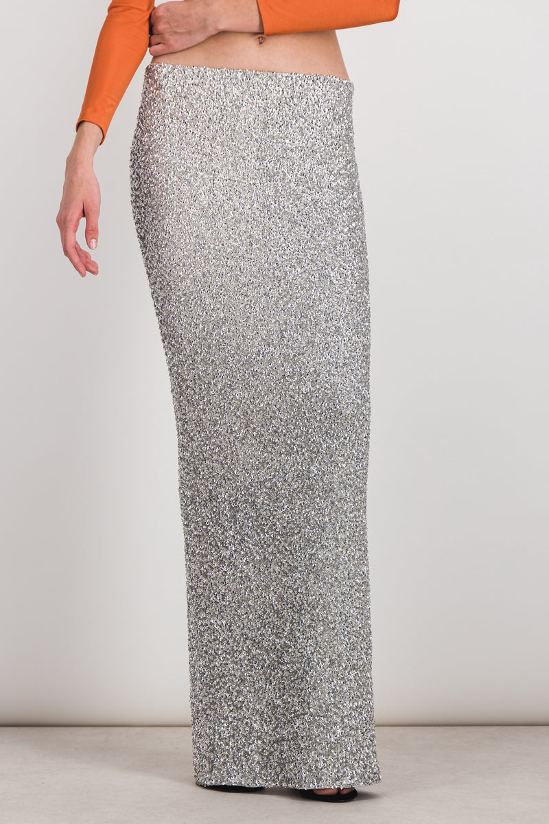 Coperni - Embroidered maxi skirt