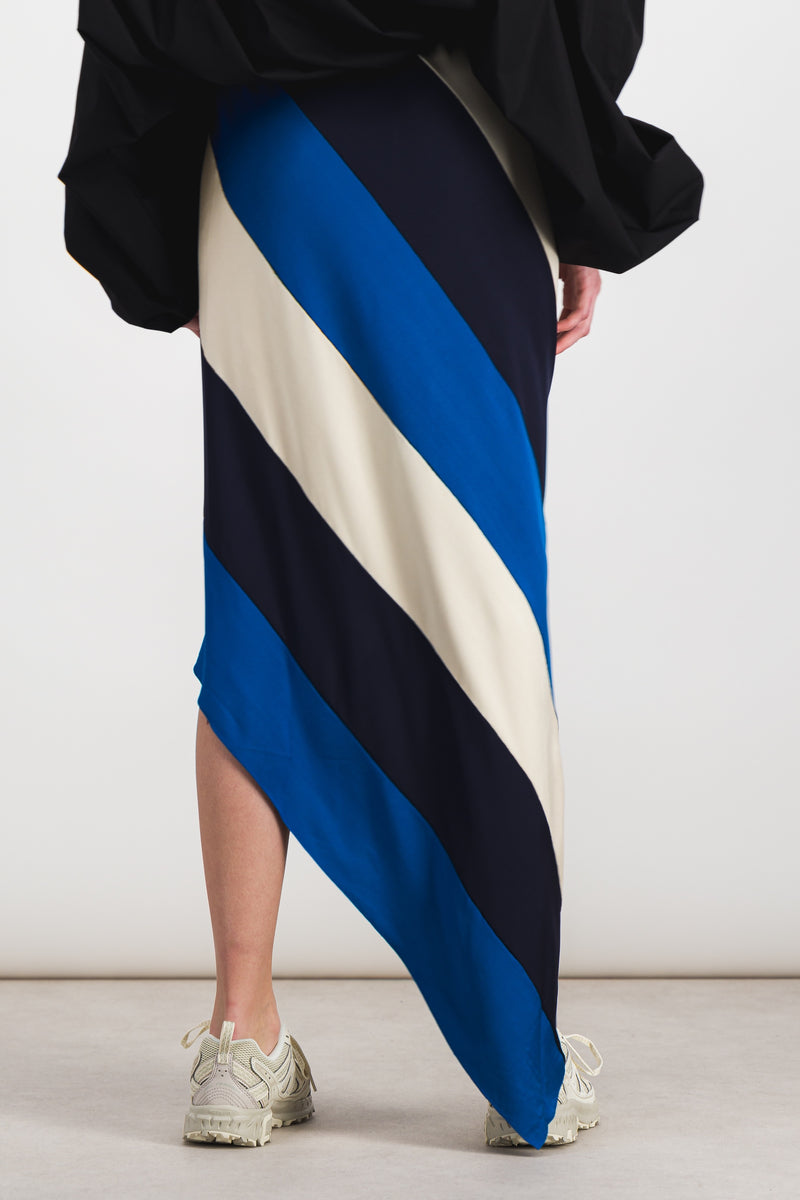 Marni - Spiral fluid jersey midi skirt