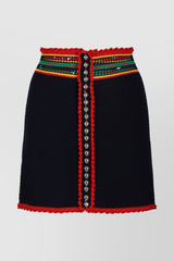 Crochet mini skirt